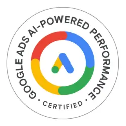 Google Ads AI Powered Performance Certification Badge