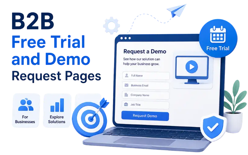 B2B Free Trial and Demo Request Pages