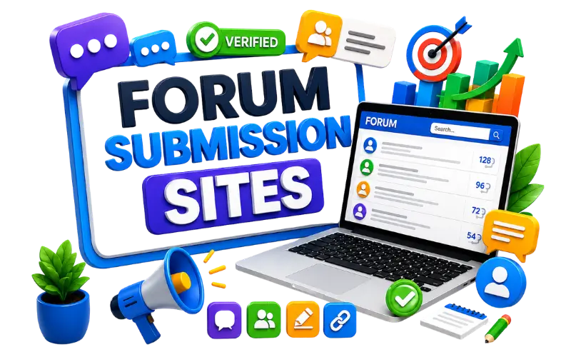 150+ Free Forum Submission Sites List with High DA & PA
