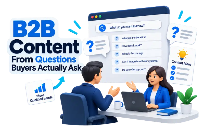 B2B Content From Questions Buyers