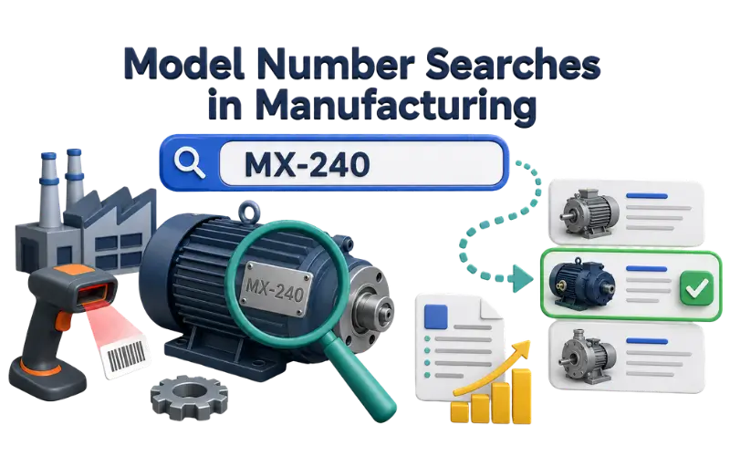 Model Number Searches in Manufacturing